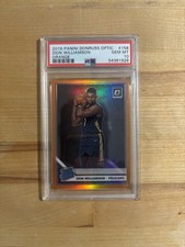 2019-20 Panini Donruss Optic Rated Rookie Zion Williamson Orange /199 PSA 10