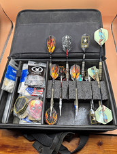 Lakewood 14 Soft Tip Darts Lot w/ Carrying Ca...