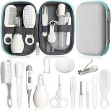Baby Grooming Kit, Infant Safety Care Set with Hair Brush Comb Nail Clipper Nasa
