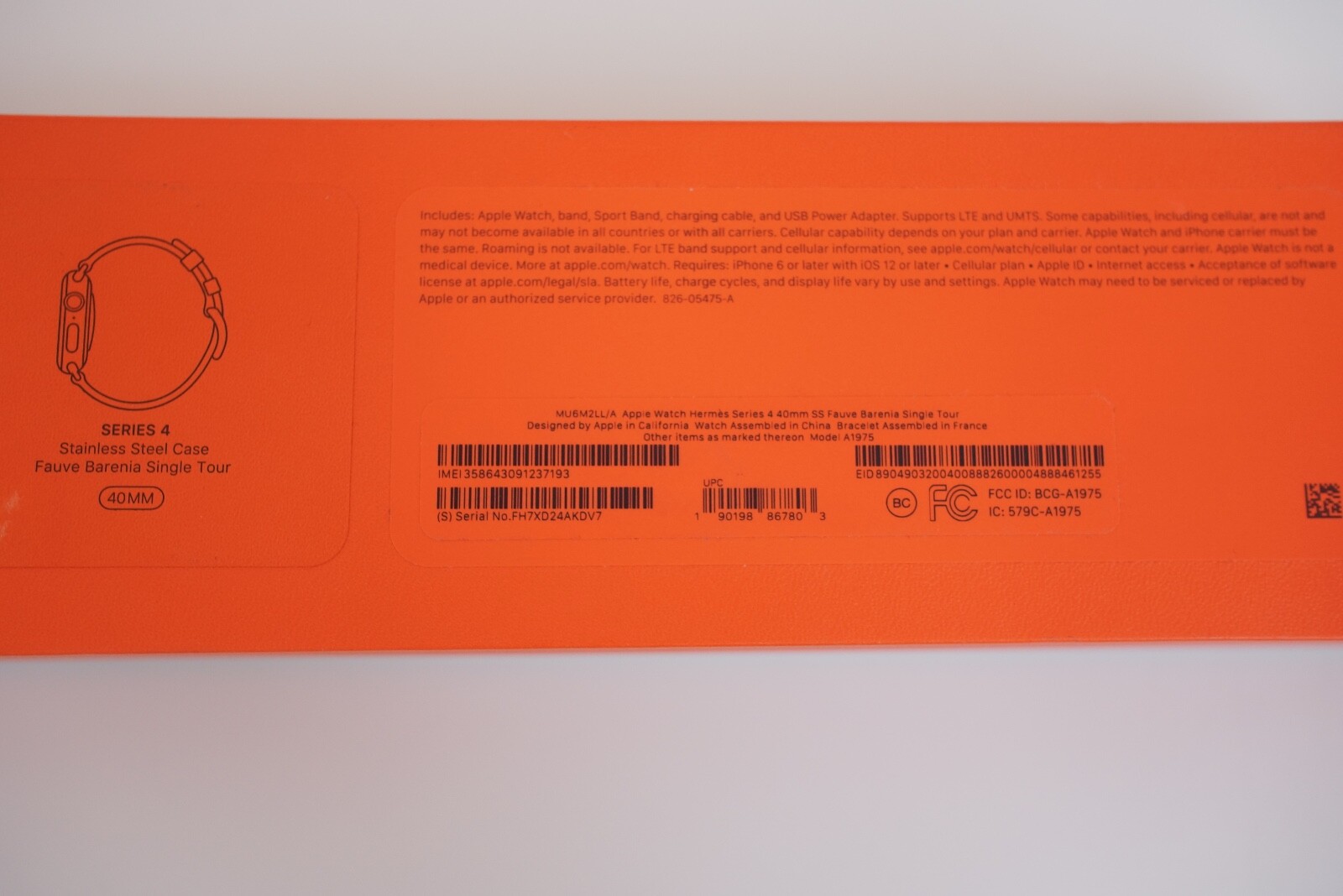 apple watch hermès stainless steel case with fauve barenia leather single tour