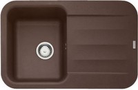 Franke Pebel 611 Fragranite Dark Brown Kitchen Sink Waste&overflow 1.0 Bowl Franke Pebel 611 Fragranite Dark Brown Kitchen Sink Waste&overflow 1.0 Bowl