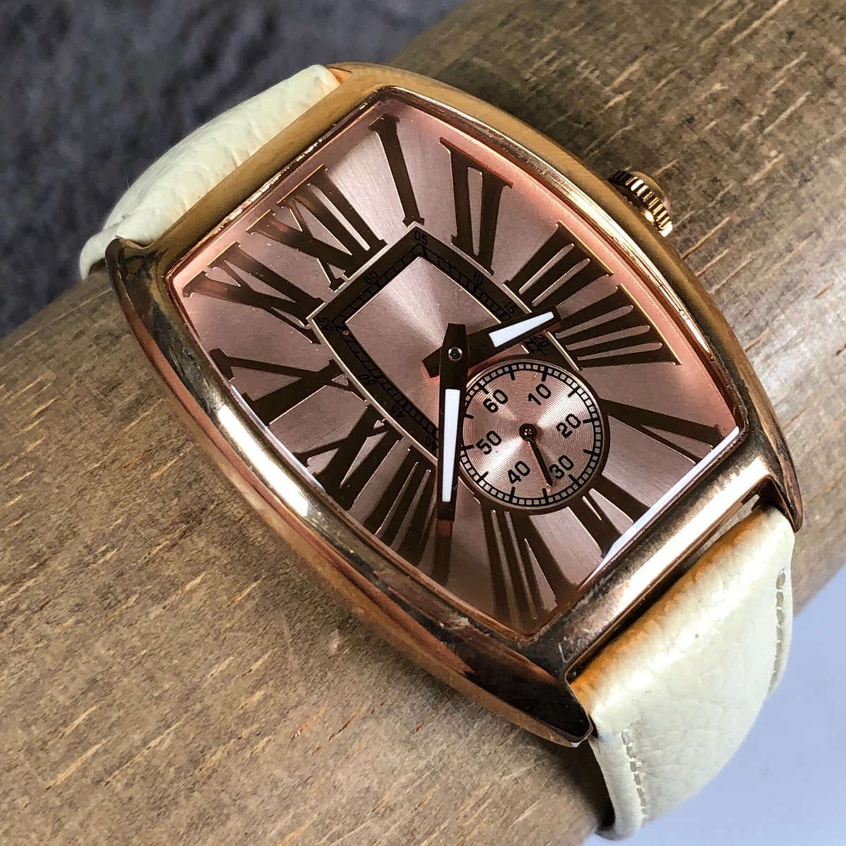 Bronzo Italia Ladies Tank Watch BRONZO ITALIA Swiss Square Rose Gold Men main image 4