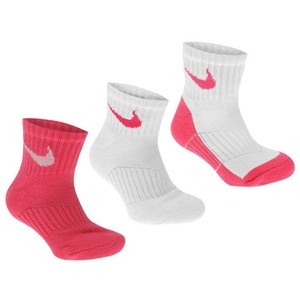 white nike socks with pink swoosh