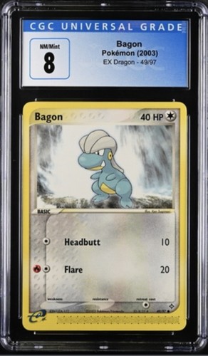 Bagon graded CGC 8 for sale on eBay