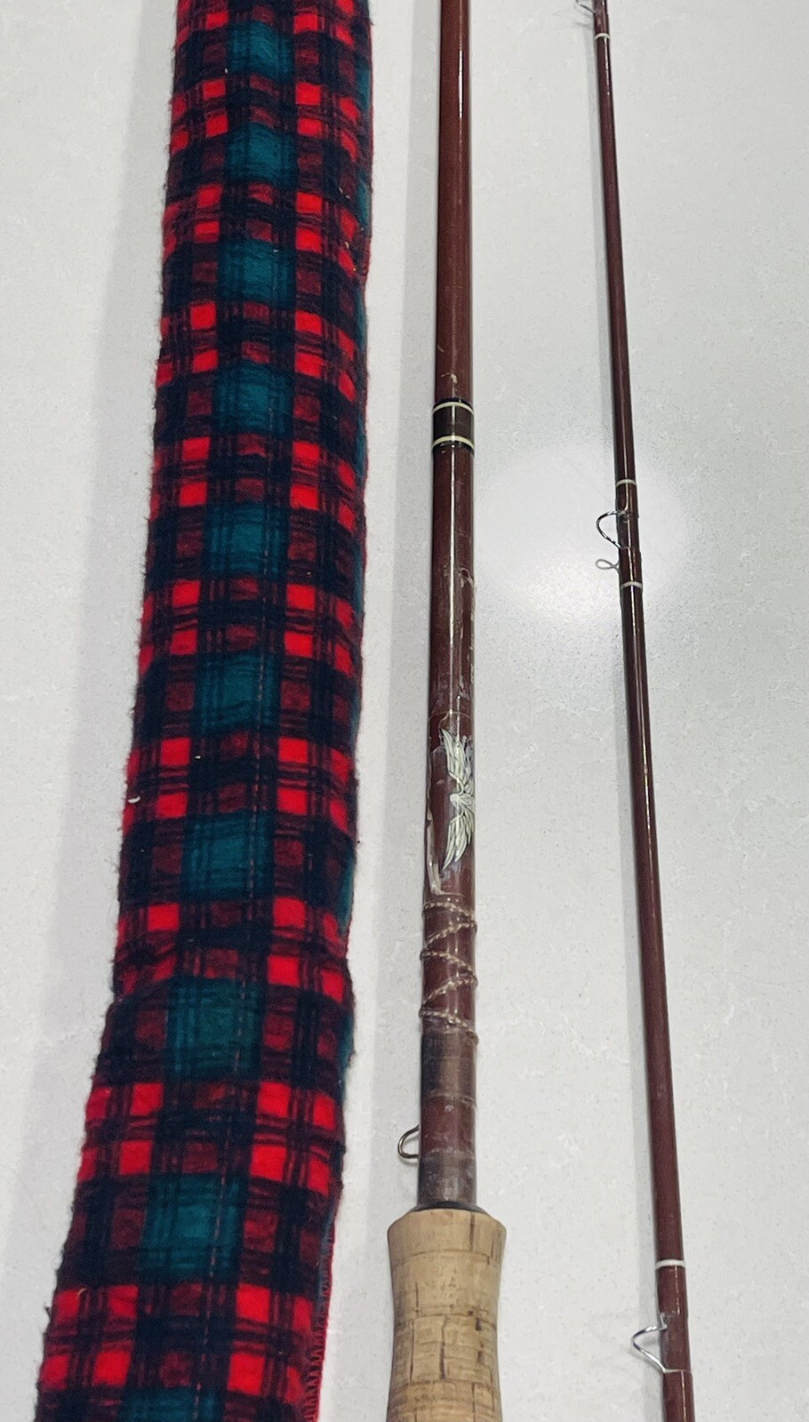 Vintage Fenwick Feralite Fly fishing rod FF75 7'6" W/ Sock Good