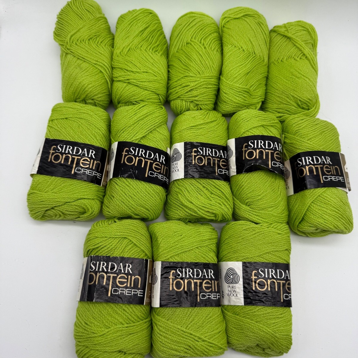 Sirdar Fontein Crepe Yarn 100% Wool 1oz.(28•35 GRMS) 4 PLY-13