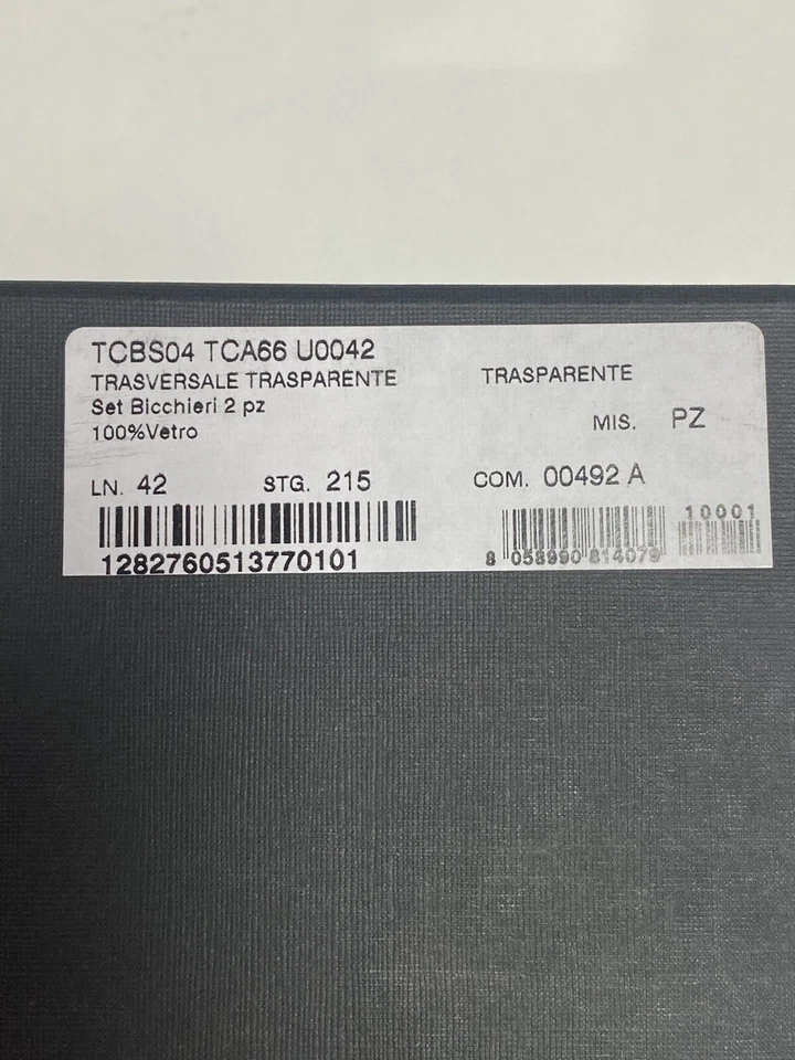 Новый Dolce & Gabbana набор из 2 выдувных вручную венецианских муранских стеклянных чаш для мороженого - Изображение 4 из 4