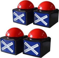 Pack of 4 Game Answer Buzzer Alarm Button Box Sound Light Party Contest Prop Toy