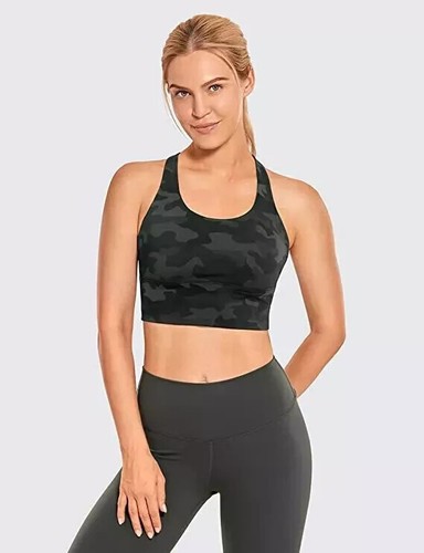 CRZ YOGA Yoga Bra, Wirefree Padded Workout Sports Bra, H172 - Picture 10 of 29