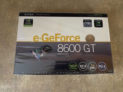 EVGA GeForce 8600GT 1GB GDDR2 PCI Express x16 SLI Support 01G-P2-N795-TR X3-6