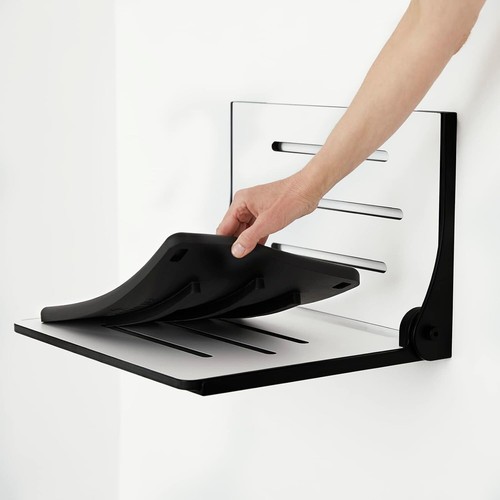 Waterproof Slip-Resistant Shower Seat Cushion - Luxurious Comfort in Black - Picture 7 of 16