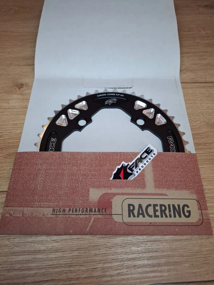 Retro Vintage Bicycle Parts NIB NOS RaceFace  Chainring Sprocket 104mm 44T - Image 2 of 4