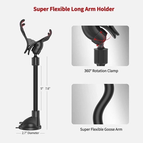 Universal Car Windshield Dashboard Mount Holder Stand Suction Cup for Cell Phone - Picture 4 of 10
