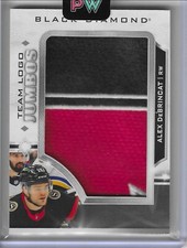 2023-24 Upper Deck Black Diamond Hockey Alex DeBrincat Team Logo Jumbos Patch