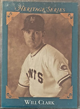1992 Studio Heritage Series #BC-8 Will Clark Giants