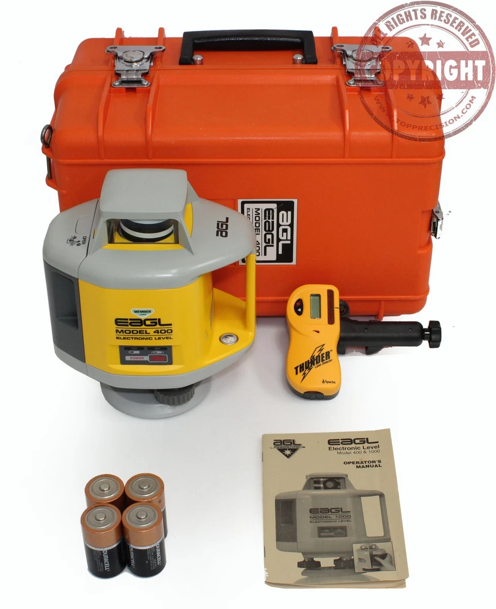 AGL EAGL 400 ROTARY LASER LEVEL SOKKIA SPECTRA TOPCON TRANSIT