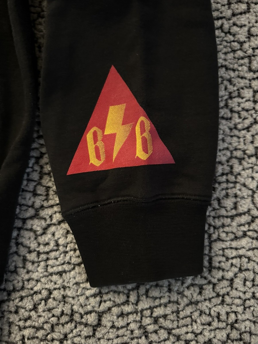 Back In Black by Devil Nut Under The Flag Oversized Hoodie Ac/dc