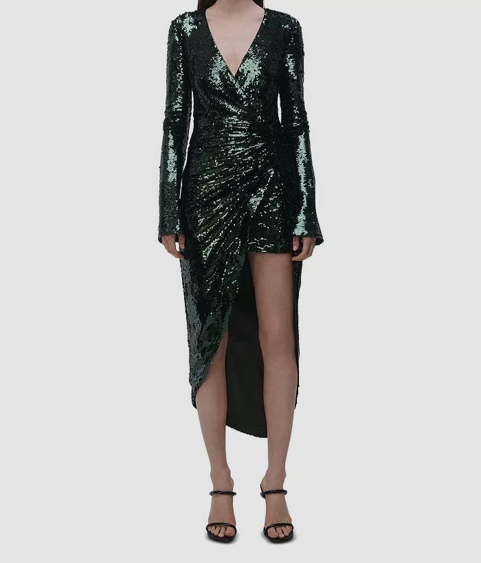 Simkhai Emersyn Midi Dress - Emerald