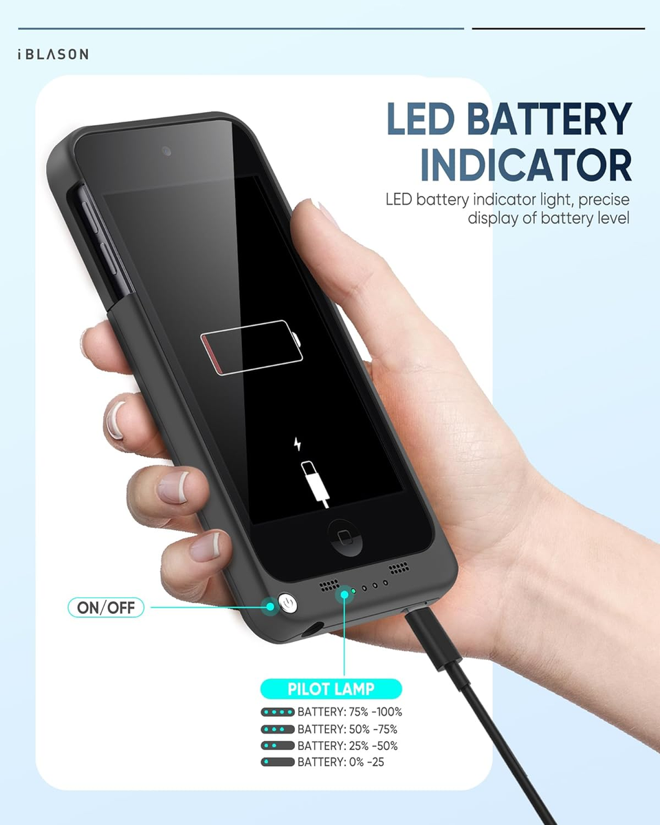 Ipod Accessories I-Blason 2200mAh For IPod Touch 5/6/7 Slim