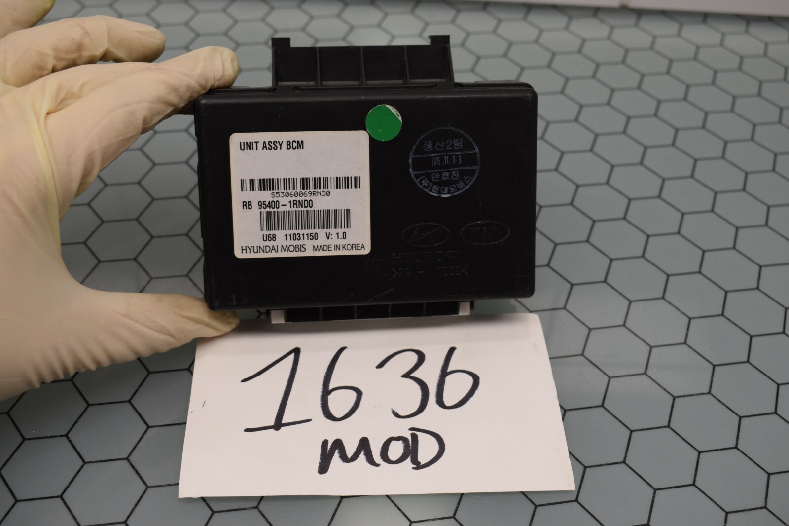 14 15 16 17 Hyundai Accent Body Control Module Computer #1636-MOD 