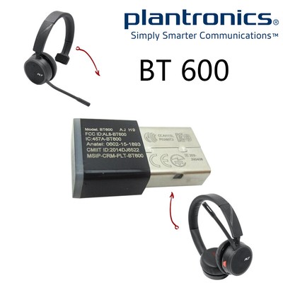 Plantronics BT600 Dongle USB Adapter 4 Voyager 3200 5200 6200 8200 UC HD Audio
