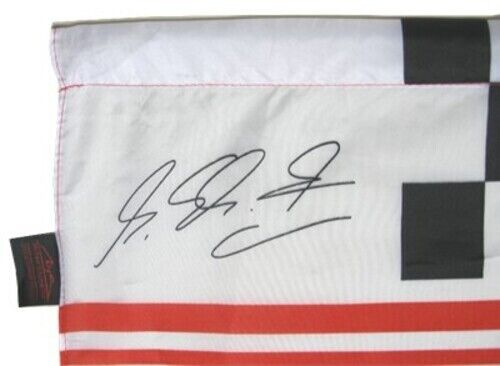 Michael Schumacher F1 World Champion Racing Flag with Preprinted Signature - Picture 2 of 2