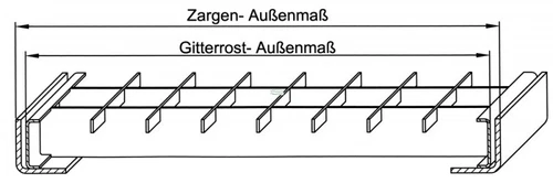Gitterrost Pressgitterrost 190-590mm Masche 30x30 30x10 DIN24537 feuerverzinkt - Bild 2 von 31