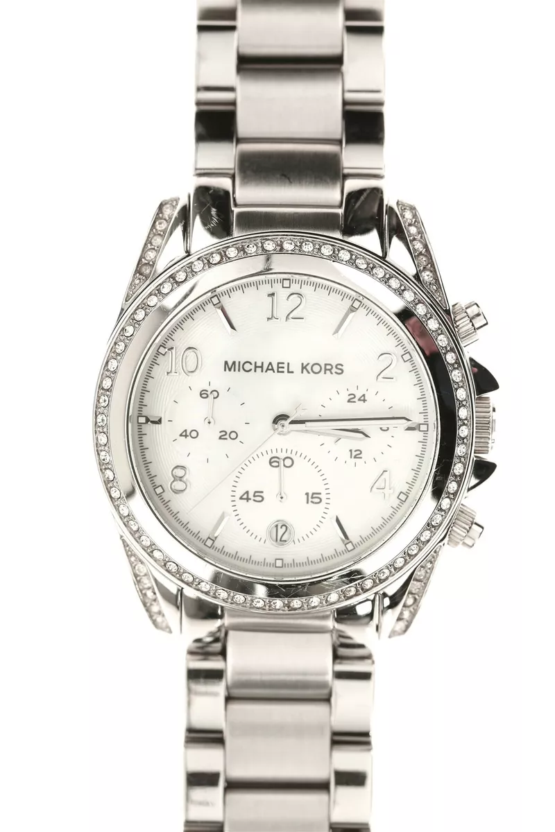 Michael kors hotsell blair watch silver