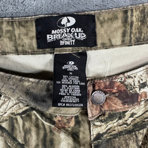Mossy Oak Breakup Infinity Camo Pants Womens 16 (35x29) Hunting Outdoor - Picture 6 of 8