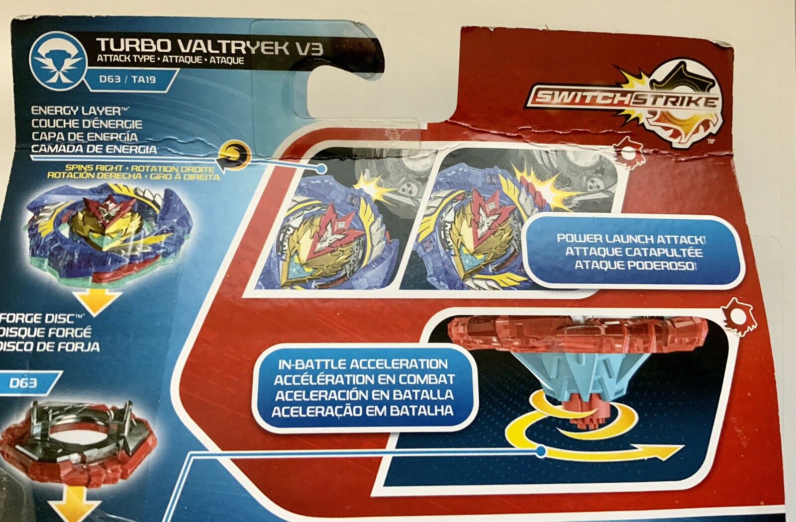 Beyblade Burst Turbo SwitchStrike Turbo Valtryek V3 Angola