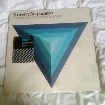 Thievery Corporation Treasures  from the Temple  Blue LP  US Original