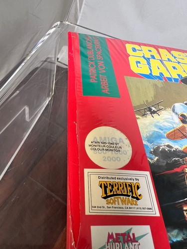 CRASH GARRETT di Metal Hurlant ~ Atari ST ~ DISCO vintage sigillato in fabbrica - Foto 18 di 22