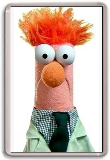 FRIDGE MAGNET - BEAKER - Large - Cute Funny Muppets | eBay