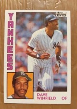 1984 TOPPS DAVE WINFIELD BASEBALL CARD #460