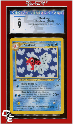 Seaking (1st Edition) graded CGC 9 for sale on eBay