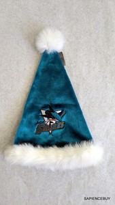 san jose sharks santa hat