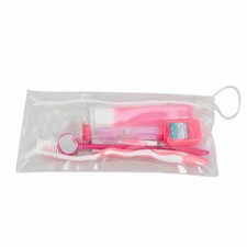 Dental Orthodontic Travel Kit Brush Ties Toothbrush Interdental Floss Wax Mirror