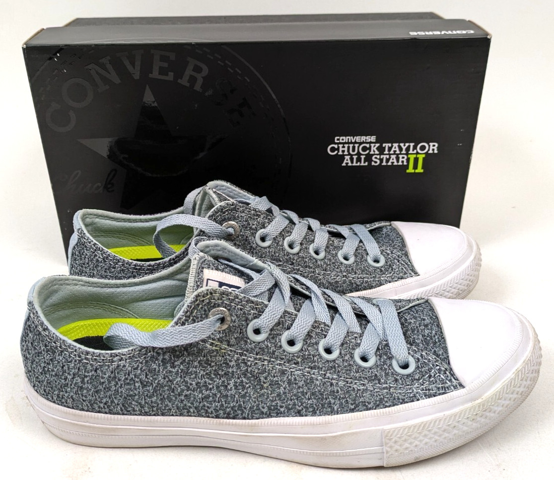 Converse Shoes Women 8 Chuck Taylor All Star II Sneakers Polar Blue 154023C Converse Shoes Women 8 Chuck Taylor All Star II Sneakers Polar Blue 154023C