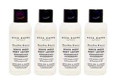 Acca Kappa White Moss Body Lotion - 1.7 FL OZ/ 50 ML - Set of 4