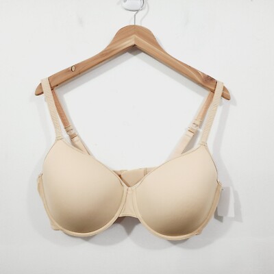 NEW Essential Bodywear Abbie Bra #6111 Buff Nude Underwire Everyday T-shirt 