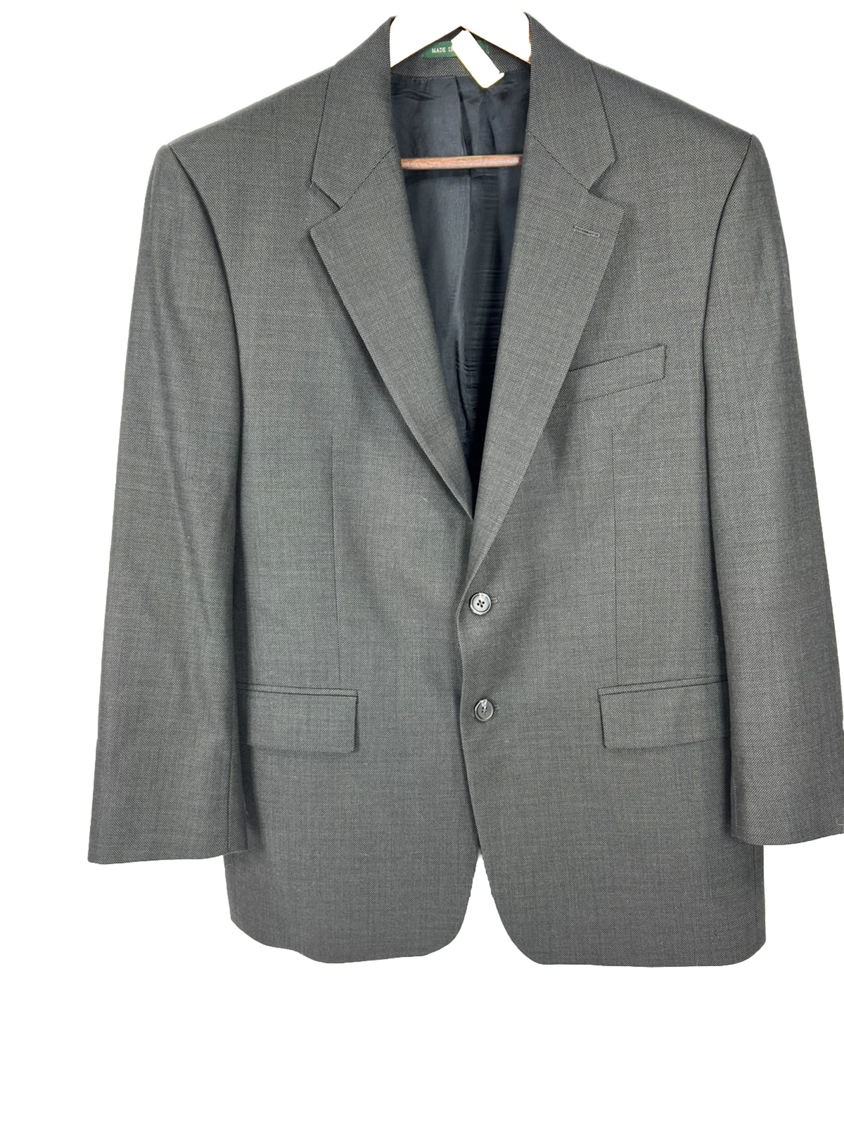 Vintage Ralph Lauren Blazer Men Sports Coat Wool 44 43 Jacket Woolmark