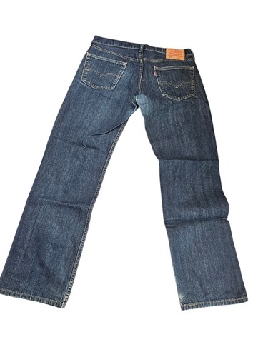 Jeans Levis Hombre 34x32 Azul 559 Calce Relajado Pierna Recta Etiqueta Lavado Medio 34x32 - Imagen 2 de 10