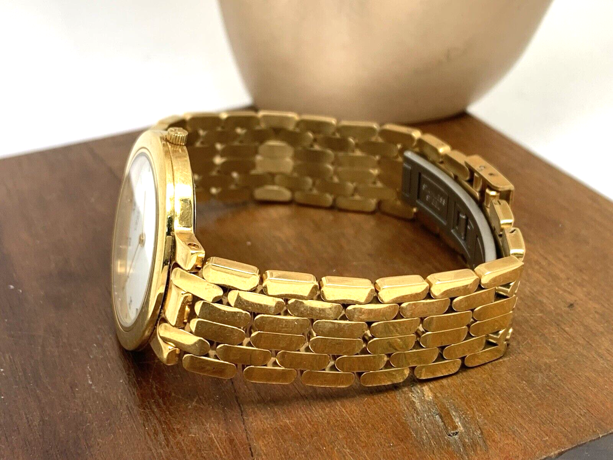 Yema Paris Unisex Watch Y5ZQ43 Quartz White Dial Gold Stainless