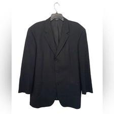 Boss Hugo Boss  100 Schurwolle Virgin Wool Men  s Suit Coat Blazer Black 46R