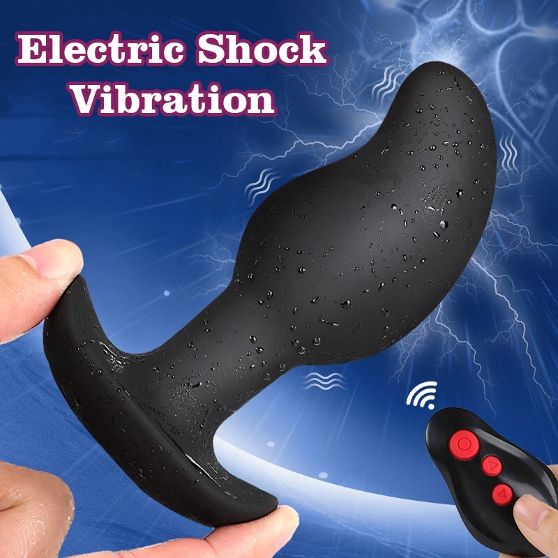 extra large vibrating butt plug 10 Speeds Large Inflatable Anal Butt Plug Dildo Expandable  Pump-Vibrator-Sex-Toy