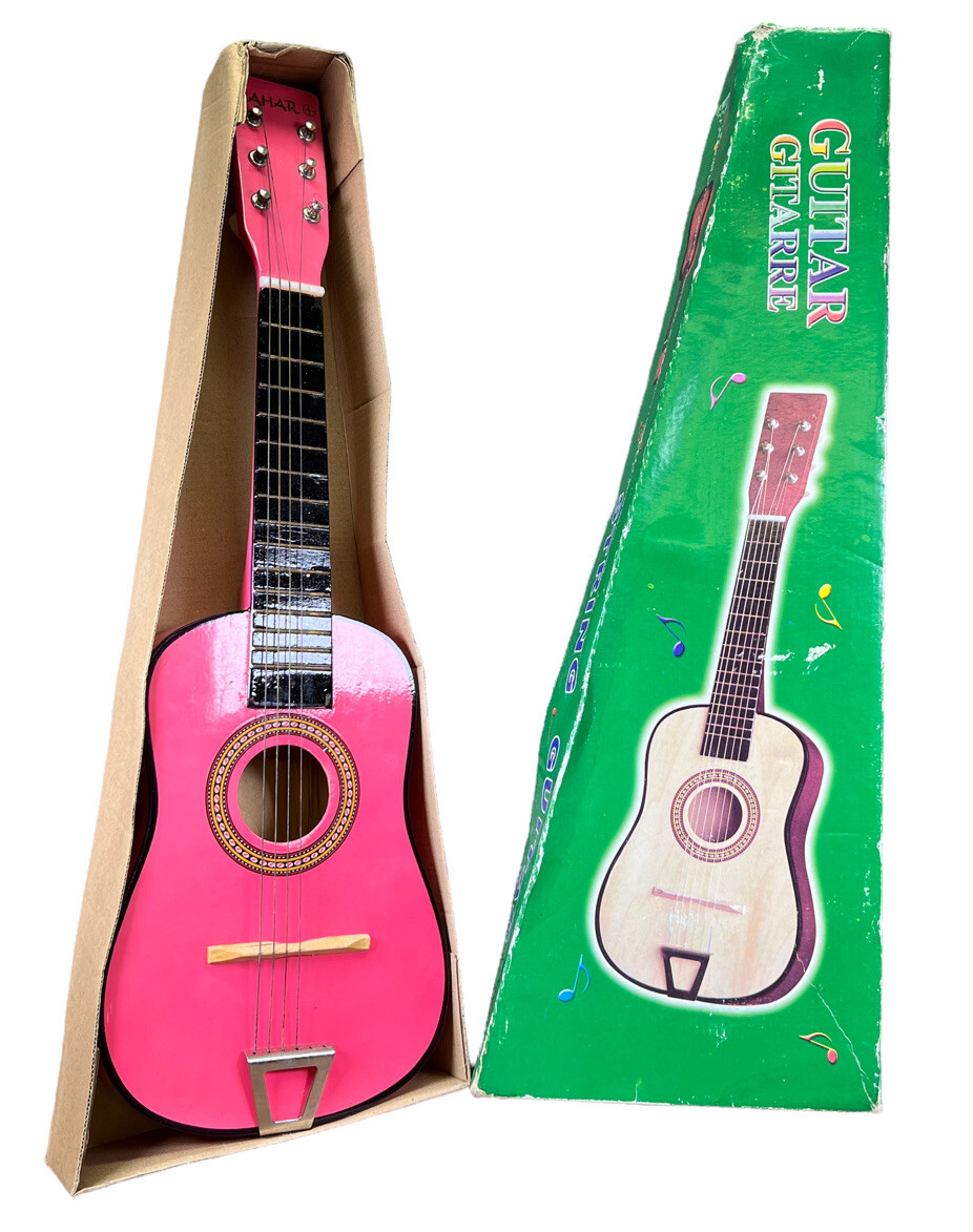 ☆極美品☆ ミニ  MOSLITE  GUITAR 23” Mini Acoustic Guitar Wood Beginner Purple Small Toy