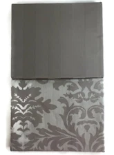 Martha Stewart TWIN Bed Skirt Sham Set Hazelnut Taupe Tone on Tone Stripe 15"