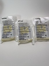 Brother LC51Y Yellow Ink Cartridge THREE Genuine LC51 - Sealed No Box