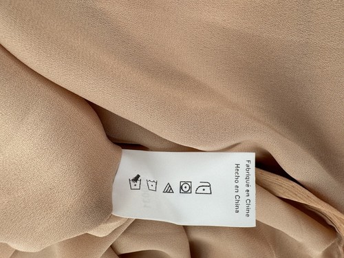 Shein Premium Dress Formal Sz S Chiffon Evening Wedding Guest Deep V Elegant NWT - Picture 18 of 18
