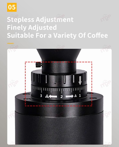 ITOP40 plus Coffee Grinder 110-240V 64mm Flat Burr Upgrade Adjustable Speed - Picture 10 of 19